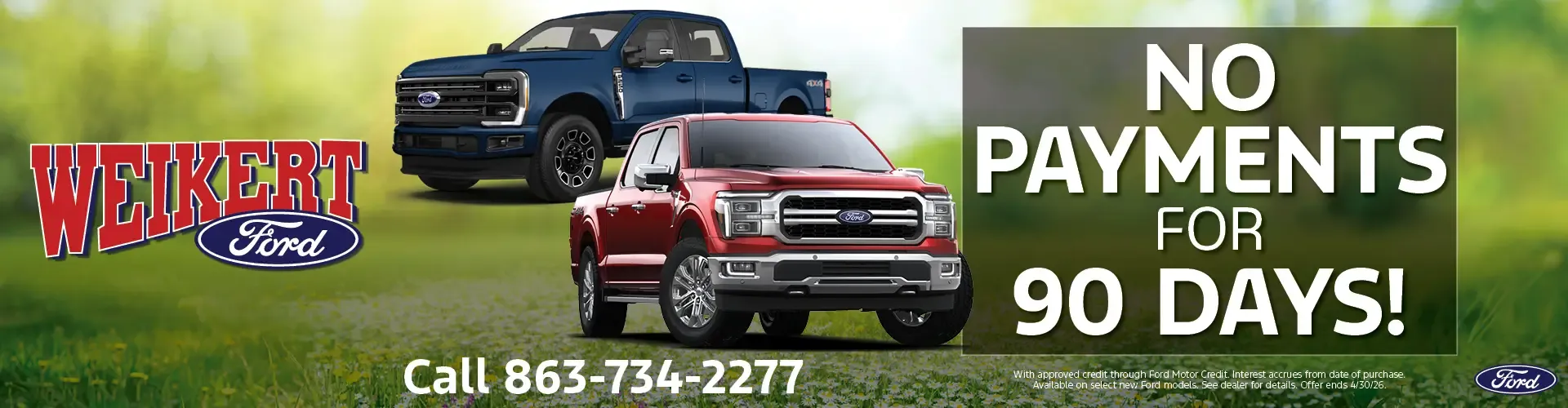 No Payments For 90 Days